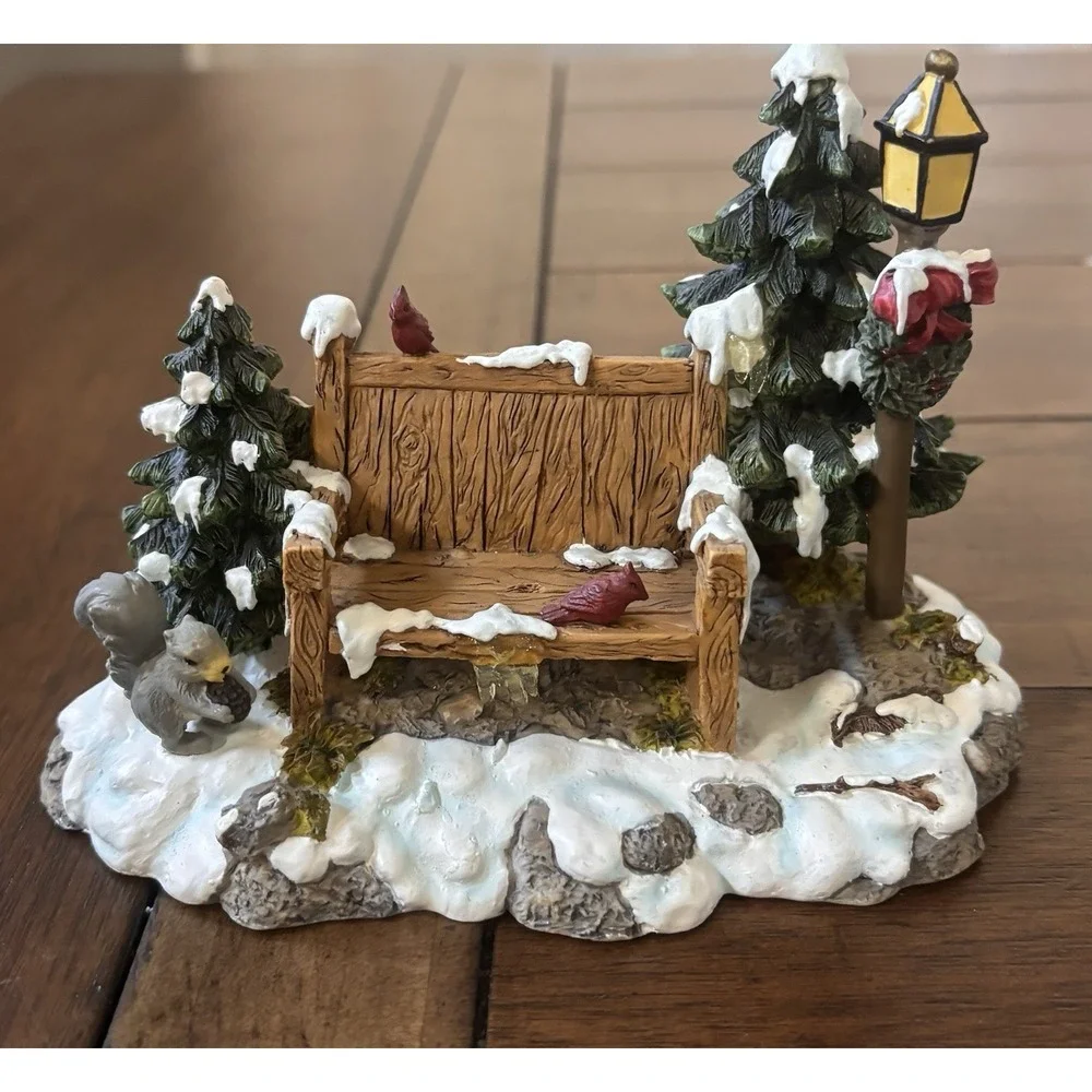 Dept 56 Village Accessory - Mill Creek Park Bench - #52654 - EUC WITH BOX